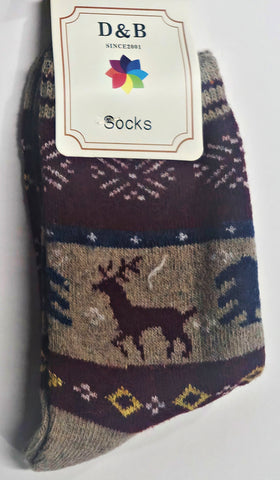 Sox-BURG Reindeer Sox