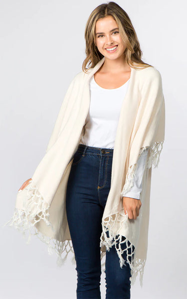 Vest-Shawl FR - IVORY