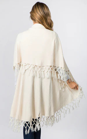 Vest-Shawl FR - IVORY