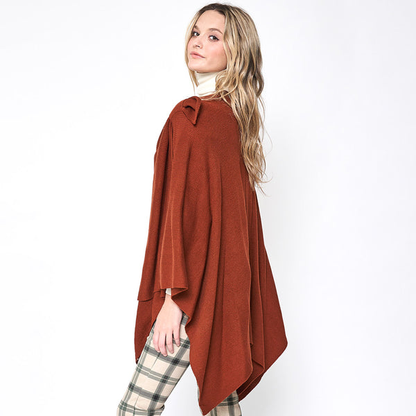 Cape-RUST-Shoulder Strap Cape