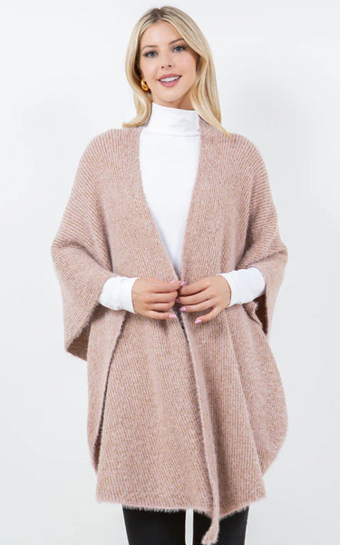 Shawl-PINK Metallic Kimono