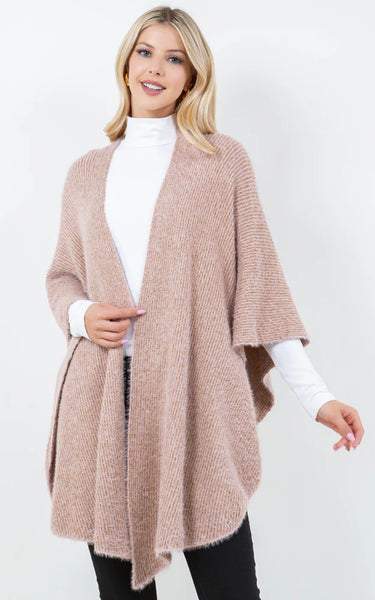 Shawl-PINK Metallic Kimono