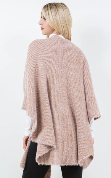 Shawl-PINK Metallic Kimono