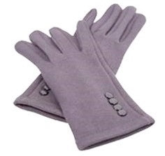 Gloves - GREY DECO Buttons